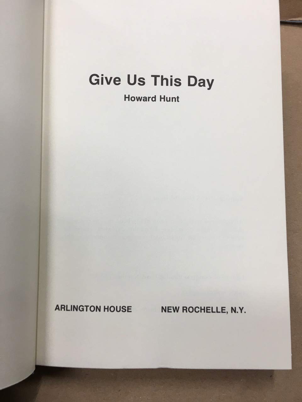 Give Us This day