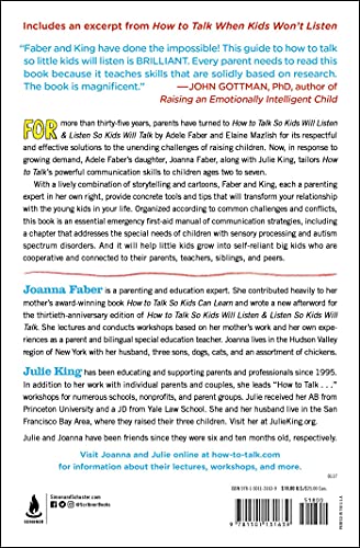 How to Talk so Little Kids Will Listen: A Survival Guide to Life with Children Ages 2-7 (The How To Talk Series)