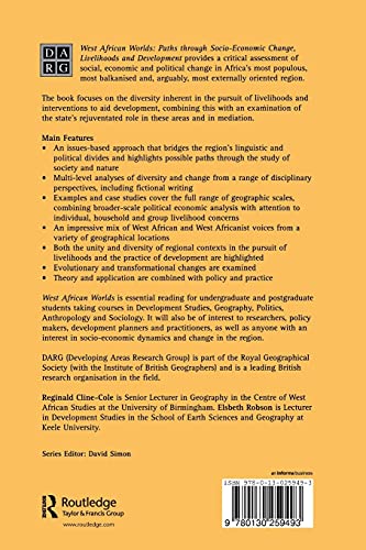 West African Worlds: Paths Through Socio-Economic Change, Livelihoods and Development (Developing Areas Research Group)