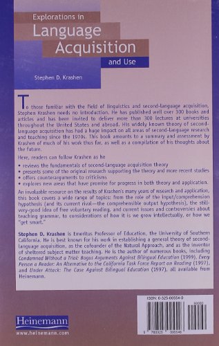 Explorations in Language Acquisition and Use