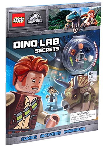 LEGO Jurassic World: Dino Lab Secrets (Activity Book with Minifigure)