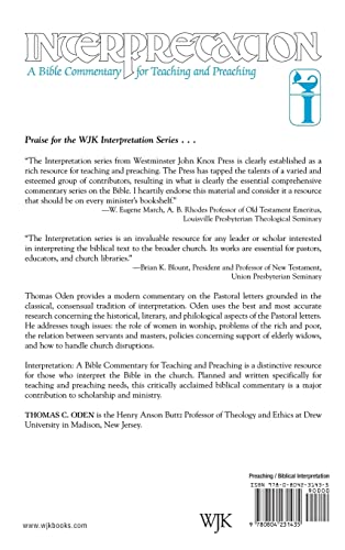 First and Second Timothy and Titus: Interpretation: A Bible Commentary for Teaching and Preaching