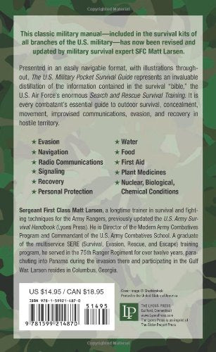 U.S. Military Pocket Survival Guide: Plus Evasion & Recovery