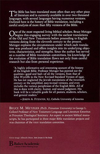 The Bible in Translation: Ancient and English Versions