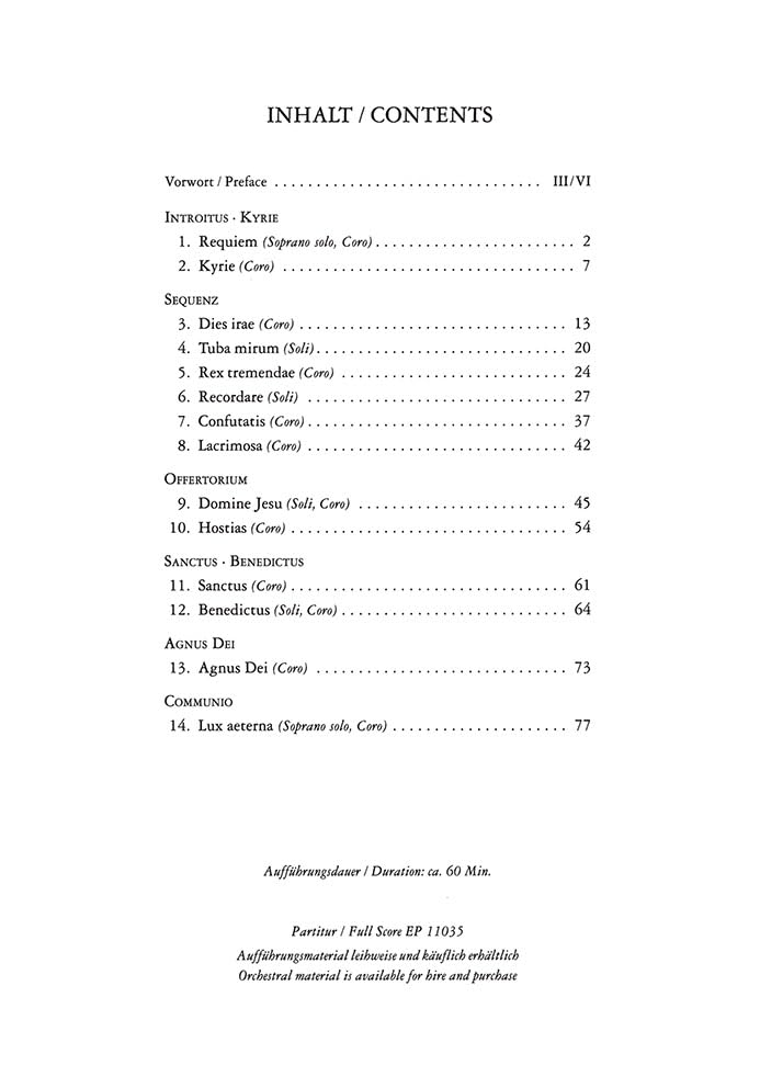 Requiem in D minor K626 (Completed by F. X. Smayr) (Vocal Score) (Edition Peters)