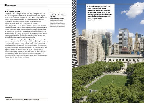 Basics Landscape Architecture 01: Urban Design