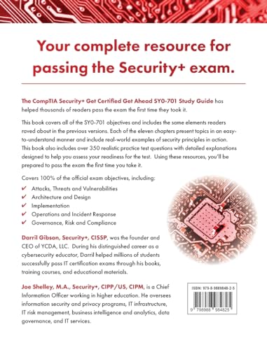 CompTIA Security+ Get Certified Get Ahead: SY0-701 Study Guide