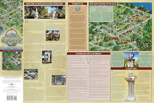 Bonaventure Cemetery Illustrated Map