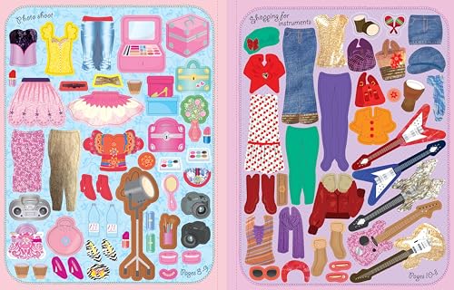Sticker Dolly Dressing Popstars