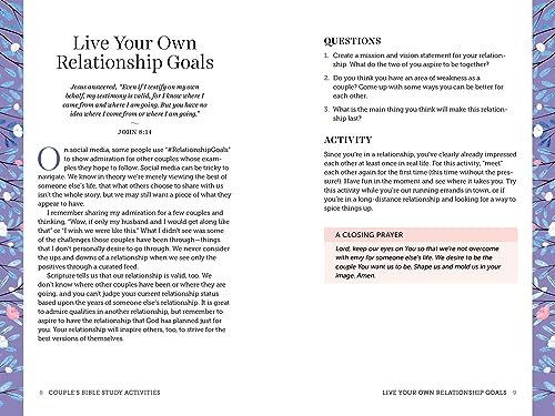 Couple's Bible Study Activities: 70 Engaging Activities to Connect With Your Faith and Each Other