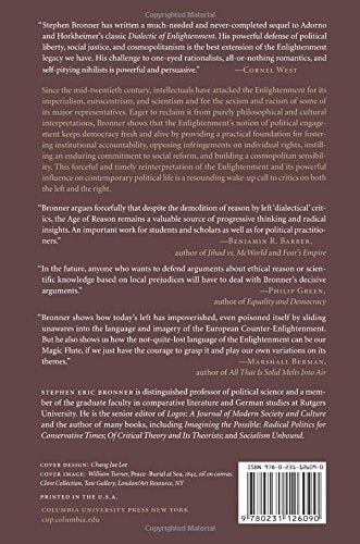 Reclaiming the Enlightenment: Toward a Politics of Radical E