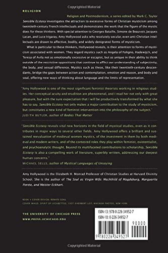 Sensible Ecstasy: Mysticism, Sexual Difference, and the Demands of History (Religion and Postmodernism)