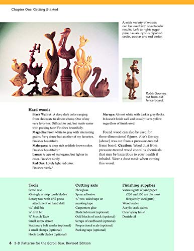 3-D Patterns for the Scroll Saw, Revised Edition: Time-Saving Tips & Ready-to-Cut Patterns for 44 Unique Projects (Fox Chapel Publishing)