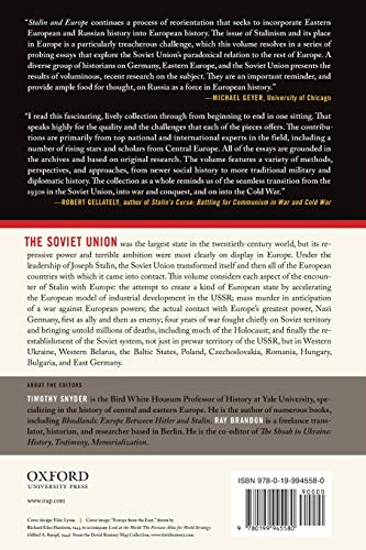 Stalin and Europe: Imitation and Domination, 1928-1953