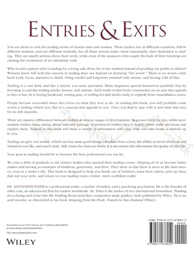 Entries & Exits: Visits to 16 Trading Rooms (Wiley Trading)