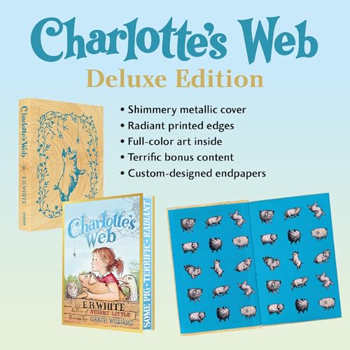 Charlotte's Web Collectors Deluxe Edition: The Beloved Newbery Honor Tale of a Pig, a Spider, and True Friendship for Children (Ages 8-12)