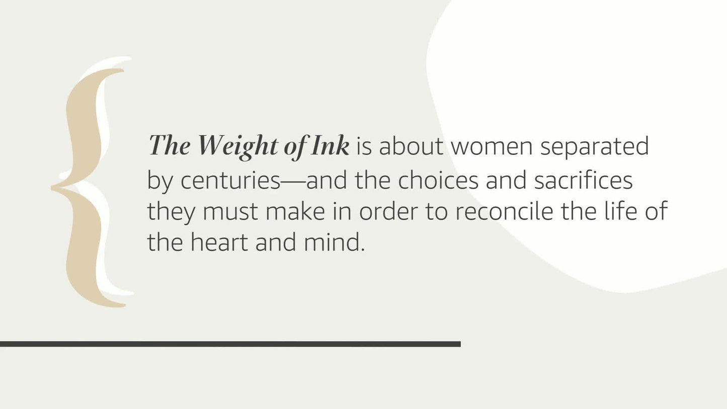 The Weight Of Ink by Kadish, Rachel