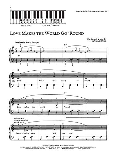 Alfred's Basic Adult Pop Song Piano Book, Level 1 (2463)