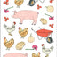 Farm Anatomy Sticker Book: A Julia Rothman Creation; More than 750 Stickers