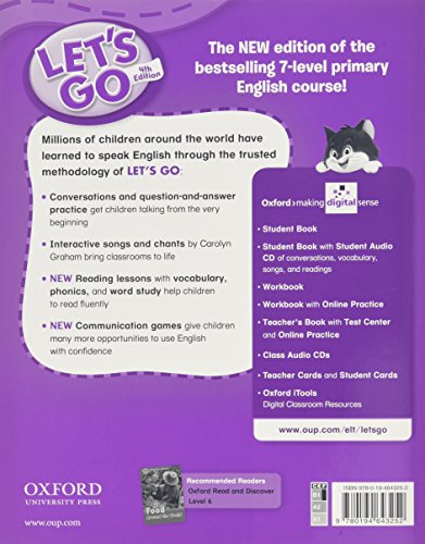 Let's Go 6 Workbook: Language Level: Beginning to High Intermediate. Interest Level: Grades K-6. Approx. Reading Level: K-4