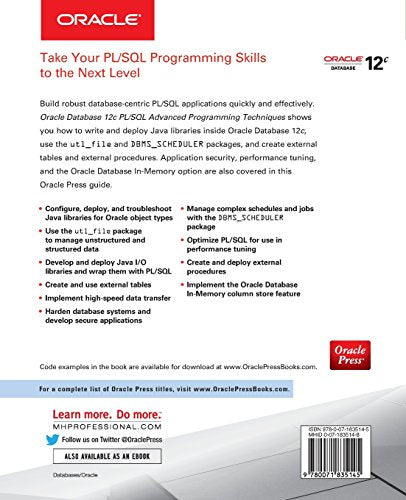 Oracle Database 12c PL/SQL Advanced Programming Techniques