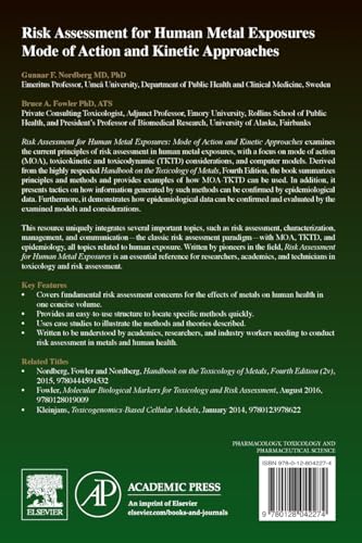 Risk Assessment for Human Metal Exposures: Mode of Action and Kinetic Approaches