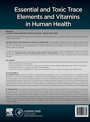 Essential and Toxic Trace Elements and Vitamins in Human Health