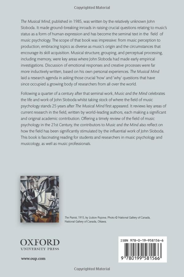 Music and the mind: Essays in honour of John Sloboda