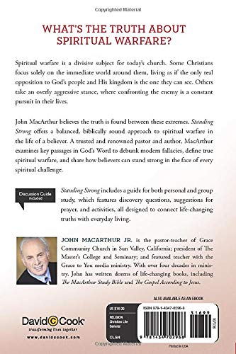 Standing Strong: How to Resist the Enemy of Your Soul — back cover