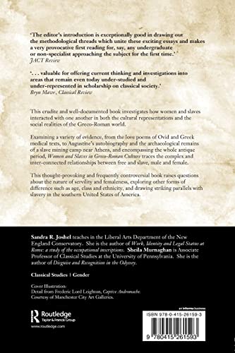 Women and Slaves in Greco-Roman Culture
