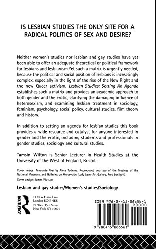 Lesbian Studies: Setting an Agenda