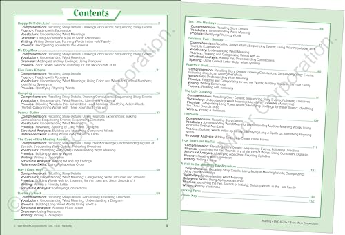 Evan-Moor Skill Sharpeners Reading Workbook, Grade 2, Vocabulary, Comprehension, Phonics, Word Family, Rhyming, Synonyms, Antonyms, Word Searches, Crossword Puzzles, Alphabetical Order, Homeschool