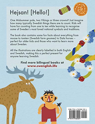 Counting Sweden - Rkna med Sverige: A bilingual counting book with fun facts about Sweden for kids