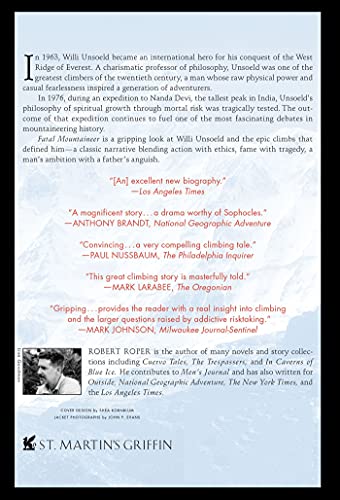 Fatal Mountaineer: The High-Altitude Life and Death of Willi Unsoeld, American Himalayan Legend
