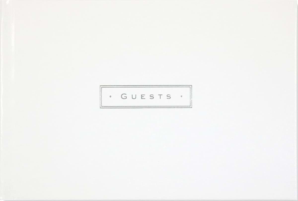White Guest Book (bonded leather)