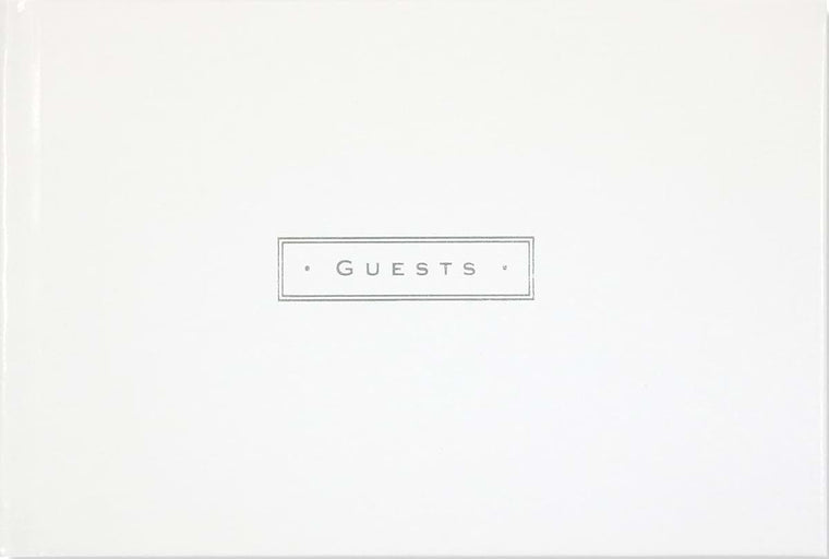 White Guest Book (bonded leather)