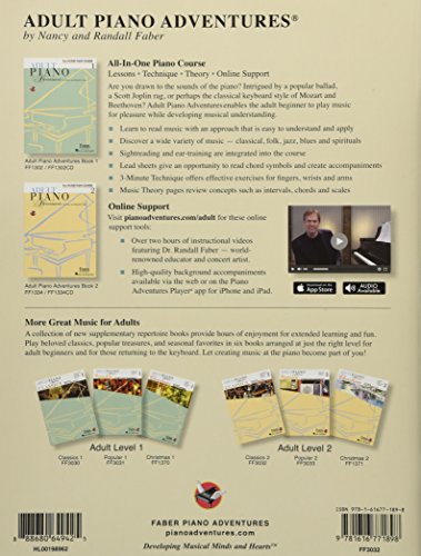 Adult Piano Adventures Classics Book 2 - Piano Sheet Music  Symphony Themes, Opera Gems & Classical Favorites  Arranged for Late-Elementary to Early-Intermediate Pianists  Faber Piano Adventures