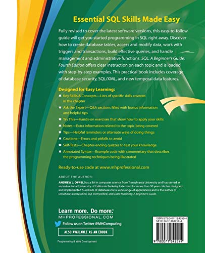 SQL: A Beginner's Guide, Fourth Edition