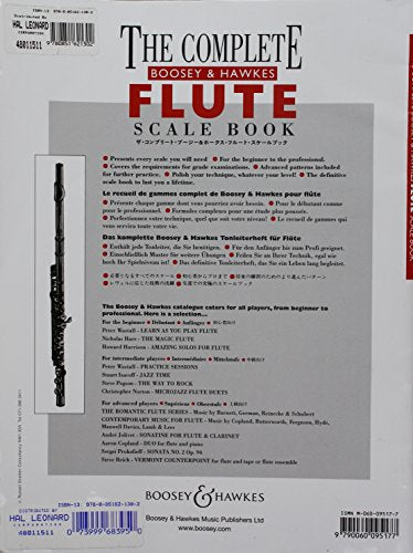 The Complete Boosey & Hawkes Scale Book: Scales and Arpeggios for Flute
