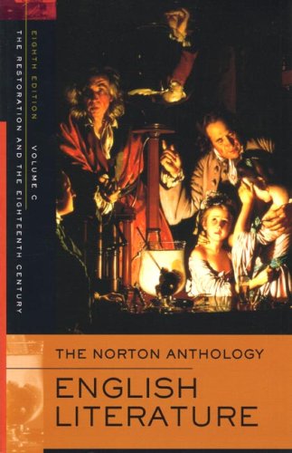 The Norton Anthology of English Literature Restoration And the 18th Century
