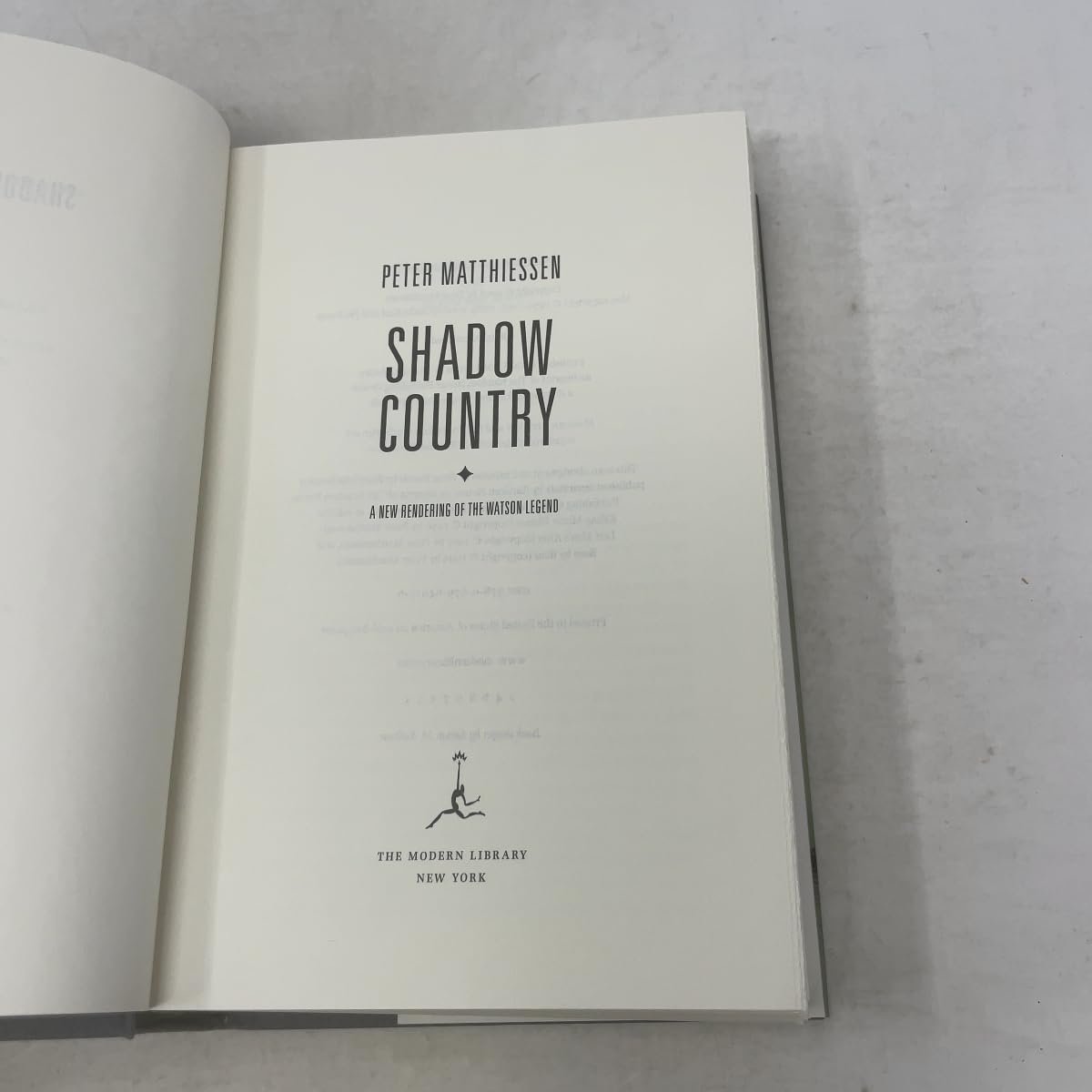 Shadow Country