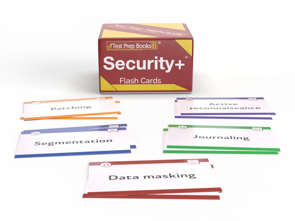 Security+ Study Cards 2026-2027: Exam Prep and Practice Test Questions for the CompTIA Security Plus Exam SY0-701 [Full Color Cards]