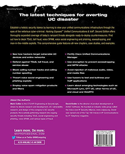 Hacking Exposed Unified Communications & VoIP Security Secrets & Solutions, Second Edition
