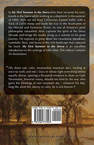 My First Summer in the Sierra: with Illustrations