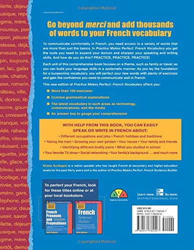 Practice Make Perfect French Vocabulary (Practice Makes Perfect Series)