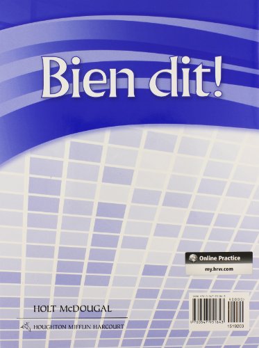 Bien Dit!: Vocabulary and Grammar Workbook Student Edition Level 2 (French Edition)