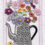 Flower Show Quilt: Charming Fusible Appliqué ? Embellish with Hand Embroidery