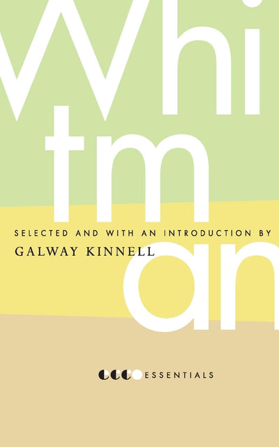 Essential Whitman (Essential Poets)