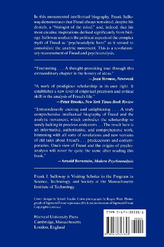 Freud, Biologist of the Mind: Beyond the Psychoanalytic Legend, With a New Preface by the Author — back cover