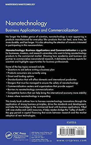 Nanotechnology (Nano and Energy) — back cover